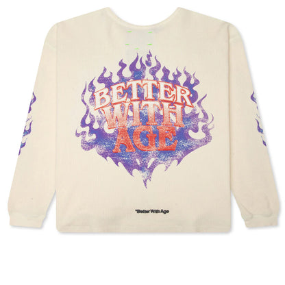 Vanity Waffle Long Sleeve Ivory