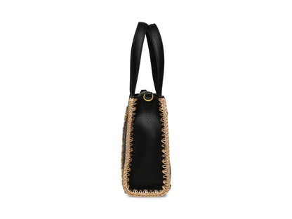 Bolso Steve Madden Baris Negro y Dorado para Mujer