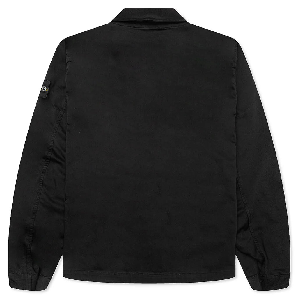 Regular Fit Overshirt Black