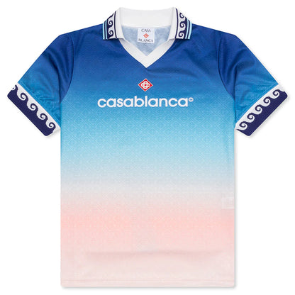 Gradient S S Football Shirt Blue