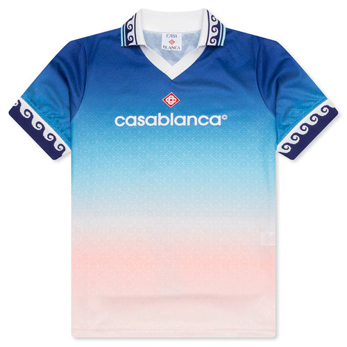 Gradient S S Football Shirt Blue