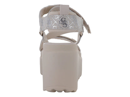 Sandalias Guess Natural de Plataforma para Mujer