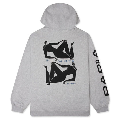 Parra Sporte Hooded Sweatshirt Heather Grey