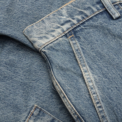 Denim Logo Cargos Light Wash