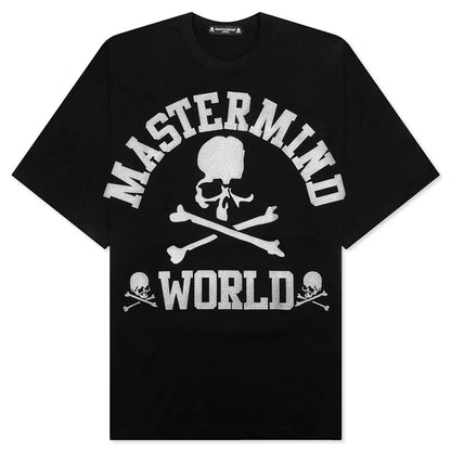 College Logo Tee Black