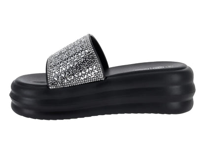 Sandalias Furor Plataforma Negro para Mujer