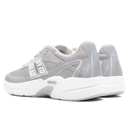 NFNTY 52 Suede and Mesh Sneakers Light Grey