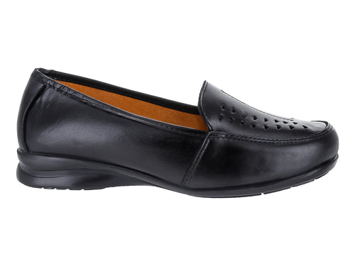 Zapatos Planos Luna Rosa Negro para Mujer