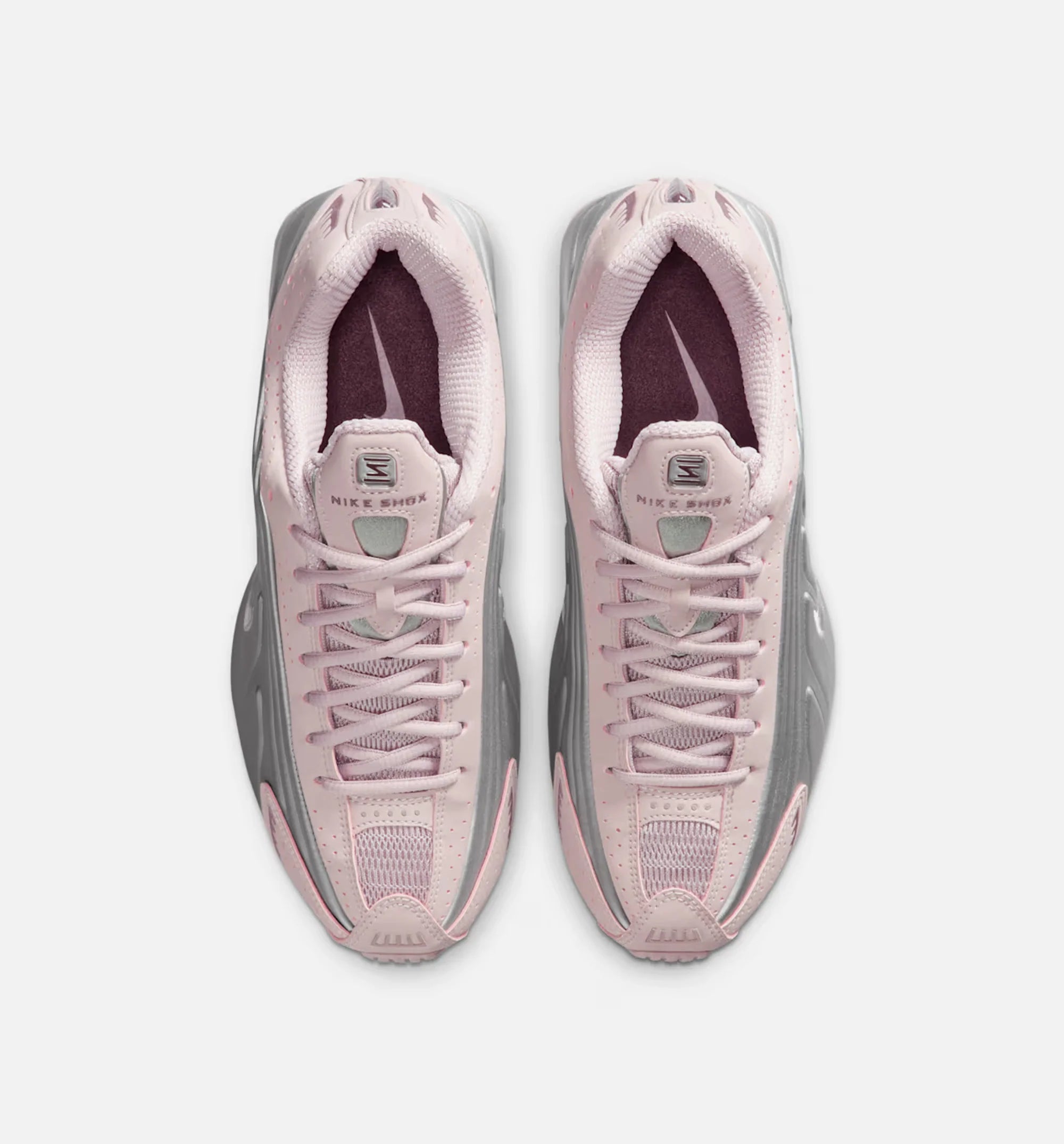 Shox R4 Womens Lifestyle Shoe Particle Rose Tattoo Metallic Silver