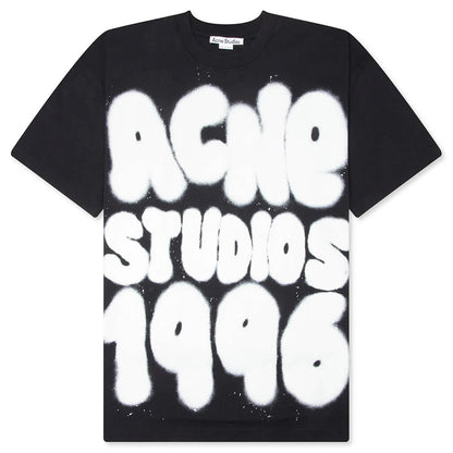 1996 Sprayed T Shirt Black White