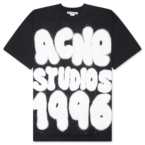 1996 Sprayed T Shirt Black White
