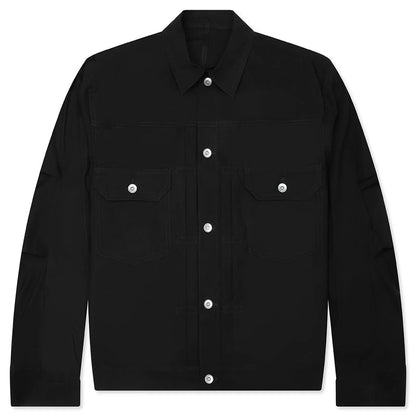 Cotton Typewriter Jacket Black