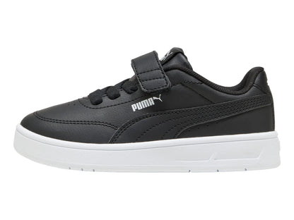 Tenis PUMA Court Classic Clean Negros para Niño