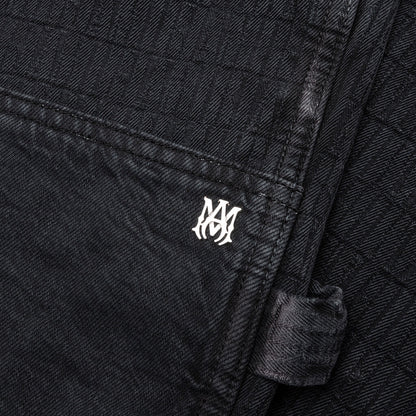 Jacquard Carpenter Jean Faded Black
