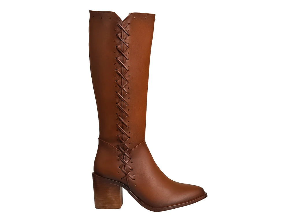 Botas Vaqueras Lady Carolina Color Camel para Mujer