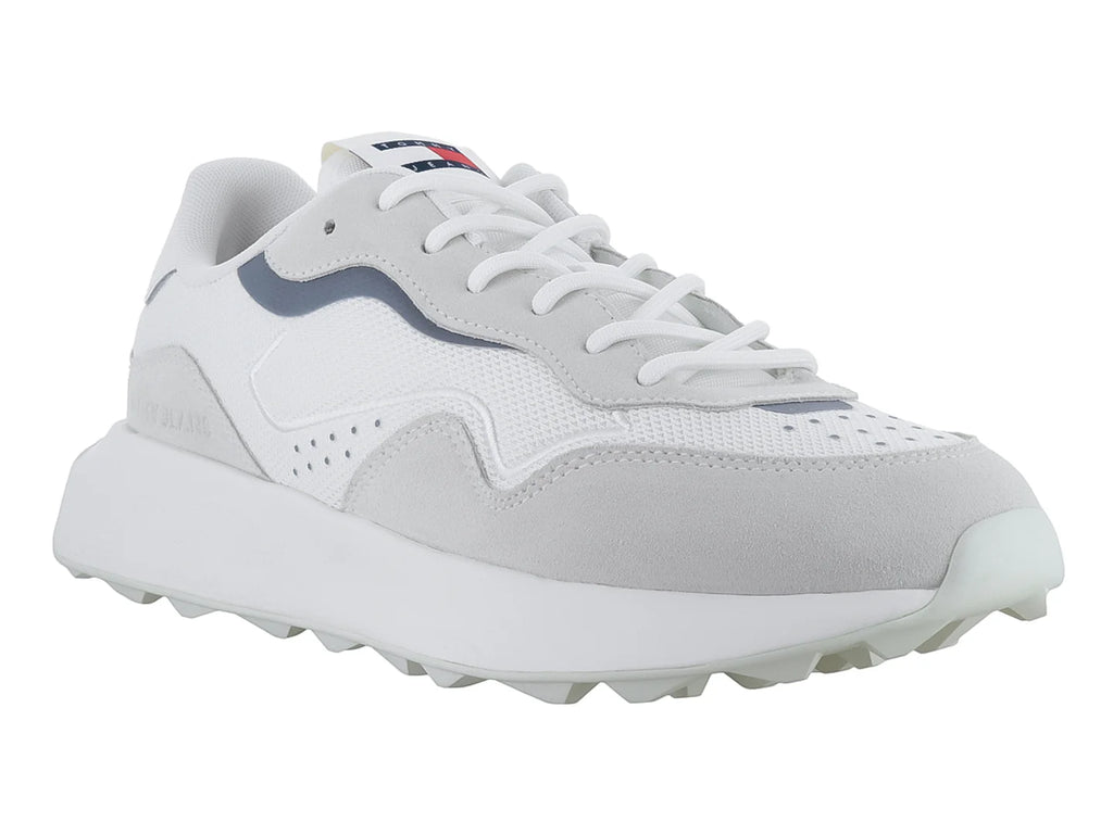 Tenis Tommy Hilfiger TJM Runner Ecru para Hombre
