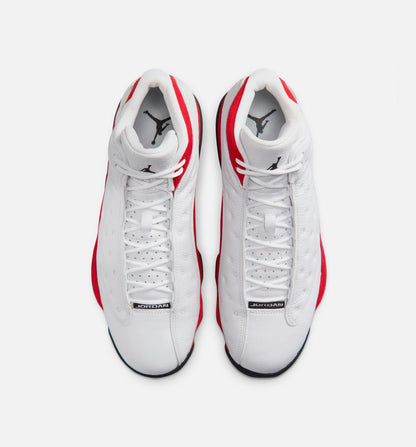 Air Jordan 13 Retro White And University Red Mens Lifestyle Shoe White Black True Red
