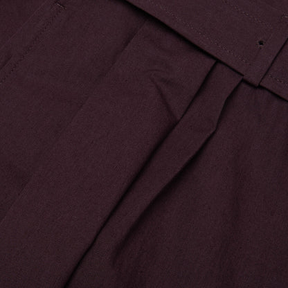 Preaches Poplin MW Pants Dark Purple