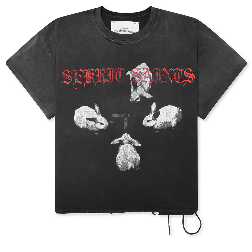 Iron Bunny T Shirt Vintage Black