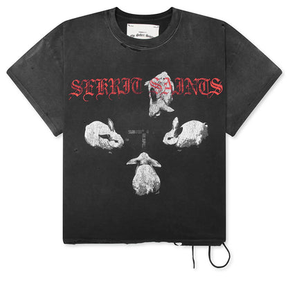 Iron Bunny T Shirt Vintage Black