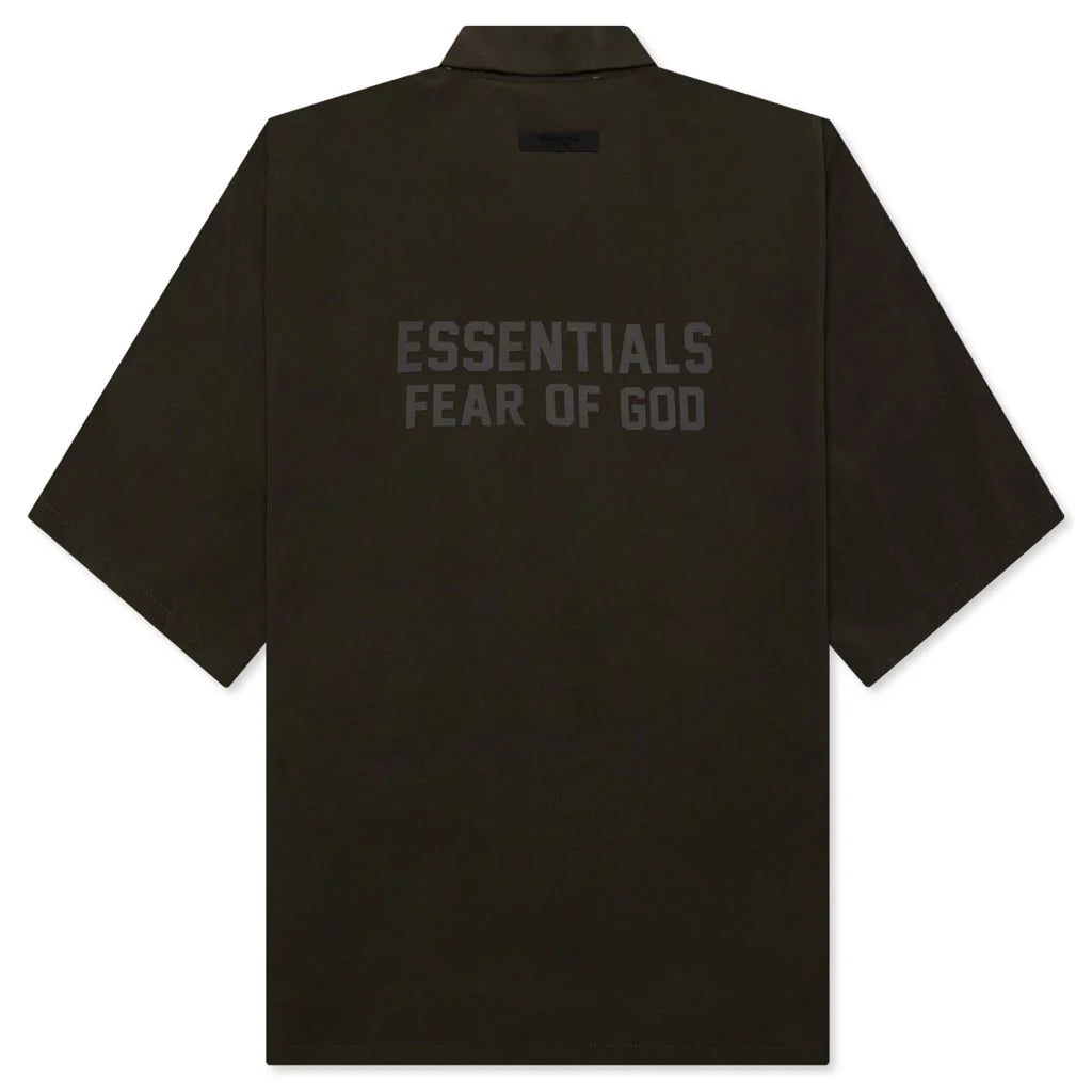 S S Nylon Shirt Black