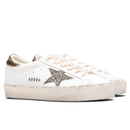 Womens Hi Star White Black Gold Gold