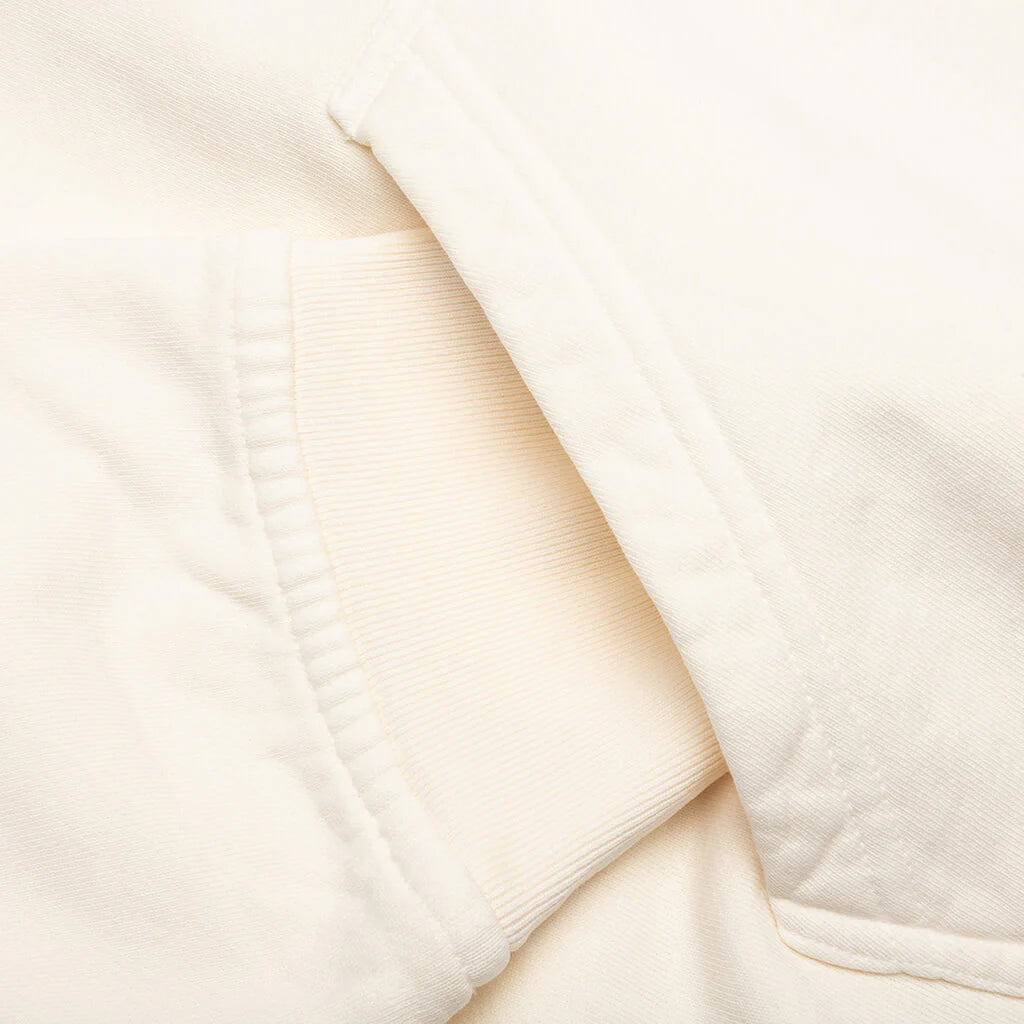 Zip Up Hoodie Vintage White