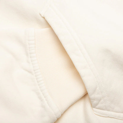 Zip Up Hoodie Vintage White