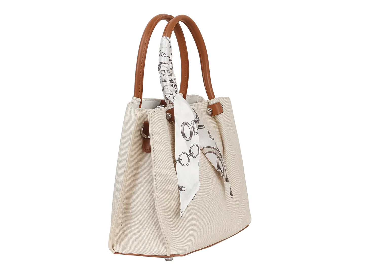 Bolsa de Hombro Unibella Beige para Mujer
