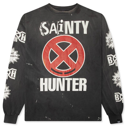 Saint M6 x Bounty Hunter Sainty Hunter L S T Shirt Black