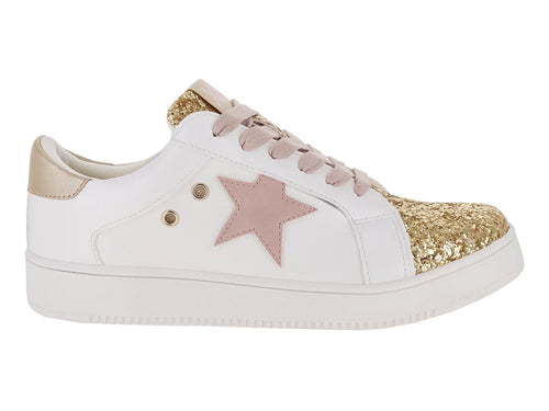 Tenis XTI Oro y Blanco para Niña