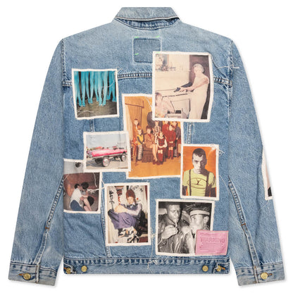 Portrait Denim Jacket Multi