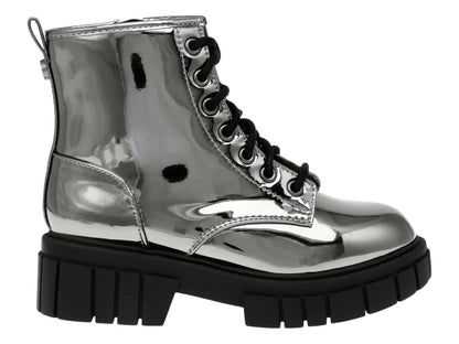 Botas Steve Madden Gun Metal para Niña