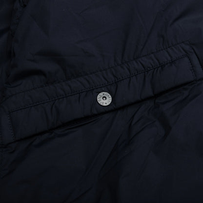 Skin Touch Nylon Bomber Jacket Navy Blue