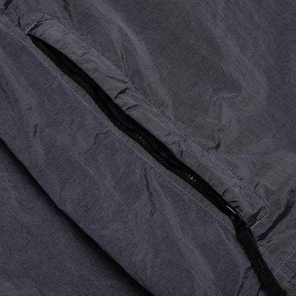 Nylon Coach Jacket Lead Grey