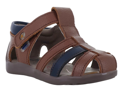 Sandalias PIECO Color Cogñac Indigo para Niño