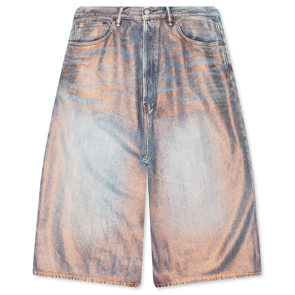 Denim Shorts Rose Copper Light Blue