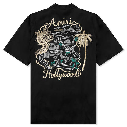 Amiri Dragon Camp Shirt Black