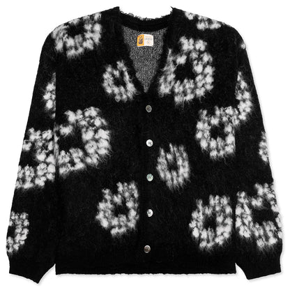Saint Michael x Denim Tears Cotton Wreath Cardigan Black