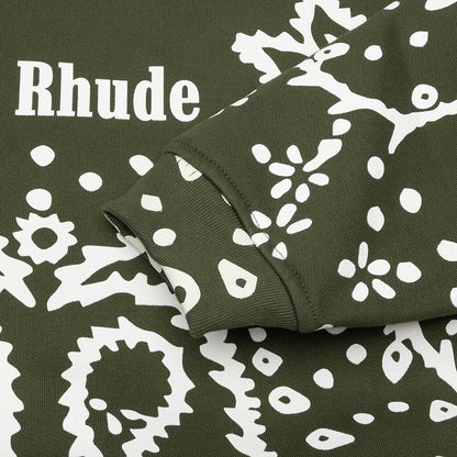 Bandana Hoodie Olive