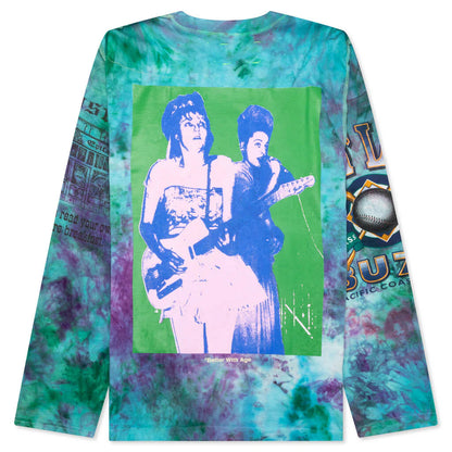 Encore Tie Dye Reversible L S Tee Multi