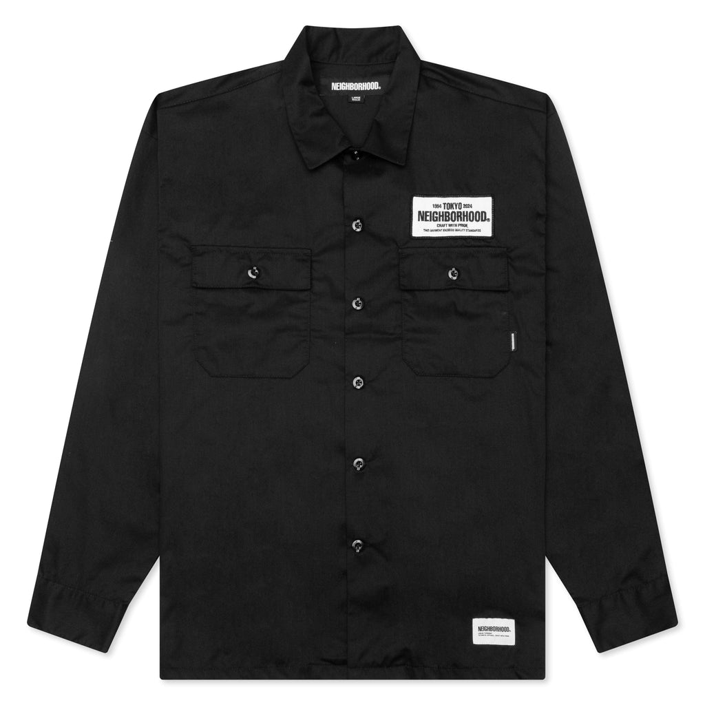 Classic L S Work Shirt Black