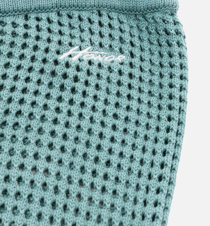 Crochet Ombre Womens Pants Green