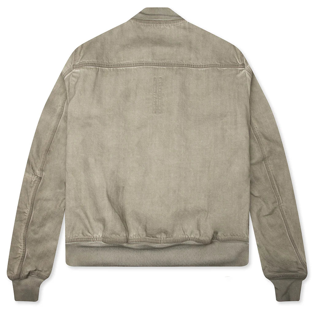 Bauhaus Flight Denim Bomber Jacket Sand