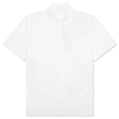 Polo in Cotton With 4G Detail White
