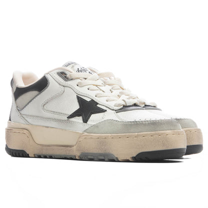 Womens Forty2 White Black Beige