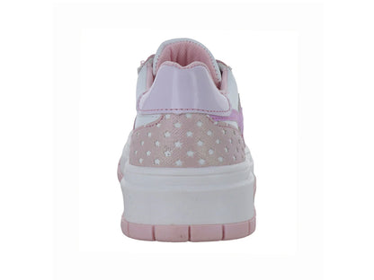 Tenis Elefante Selma Kiss Blanco y Rosa para Niña