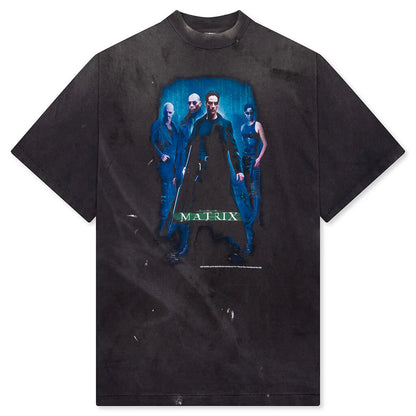 Saint M6 x The Matrix Green Logo S S Tee Black