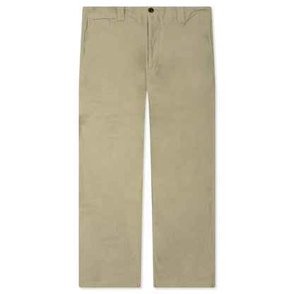 Wide Chino Pants Light Green