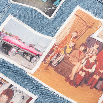 Portrait Denim Jacket Multi
